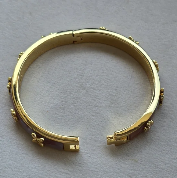 Kate Spade Heritage Bloom Hinged Bangle - Picture 6 of 6